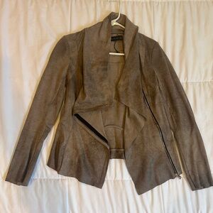 Zara Taupe Suede Women's Blazer size S